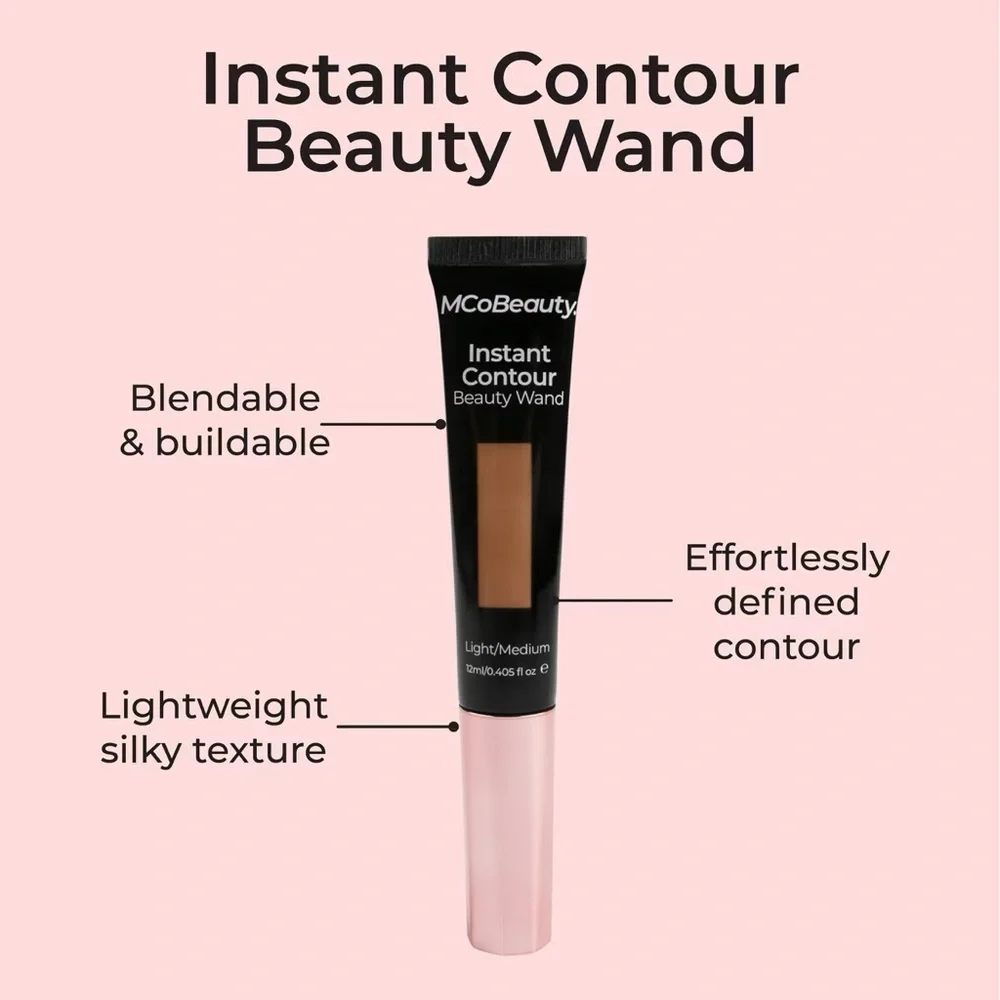 3/$12 MCoBeauty Light/Medium Instant Contour Cream Bronzer